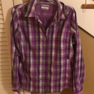 Long sleeve Columbia button up